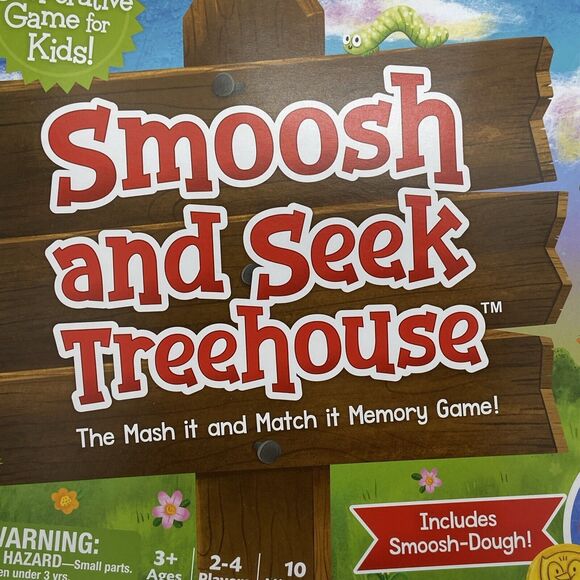 New Kids Game Smoosh and Seek Treehouse Age 3+ Peaceable Kingdom Strategy Skills - Picture 3 of 7